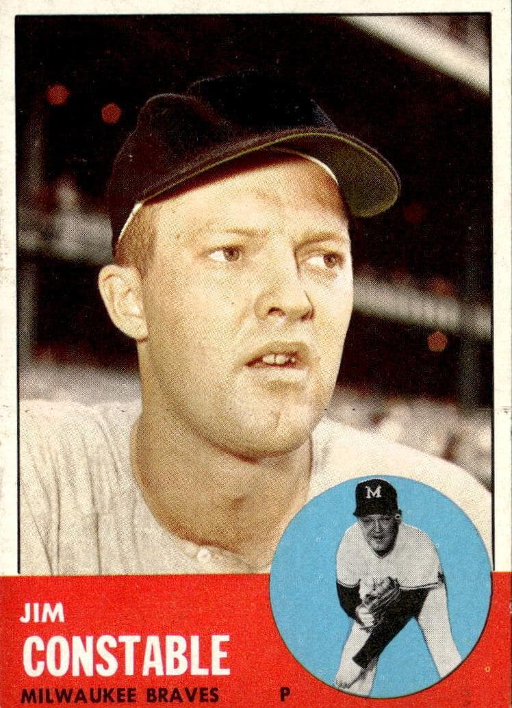 Jim Constable 1963 topps Topps