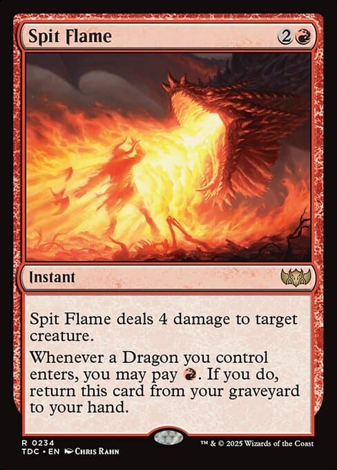 Spit Flame 2022 Magic: The Gathering Starter Commander Decks