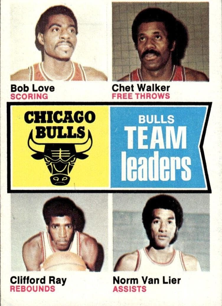 Chicago Bulls Team Leaders (Bob Love / Chet Walker / Clifford Ray / Norm Van Lier) #84