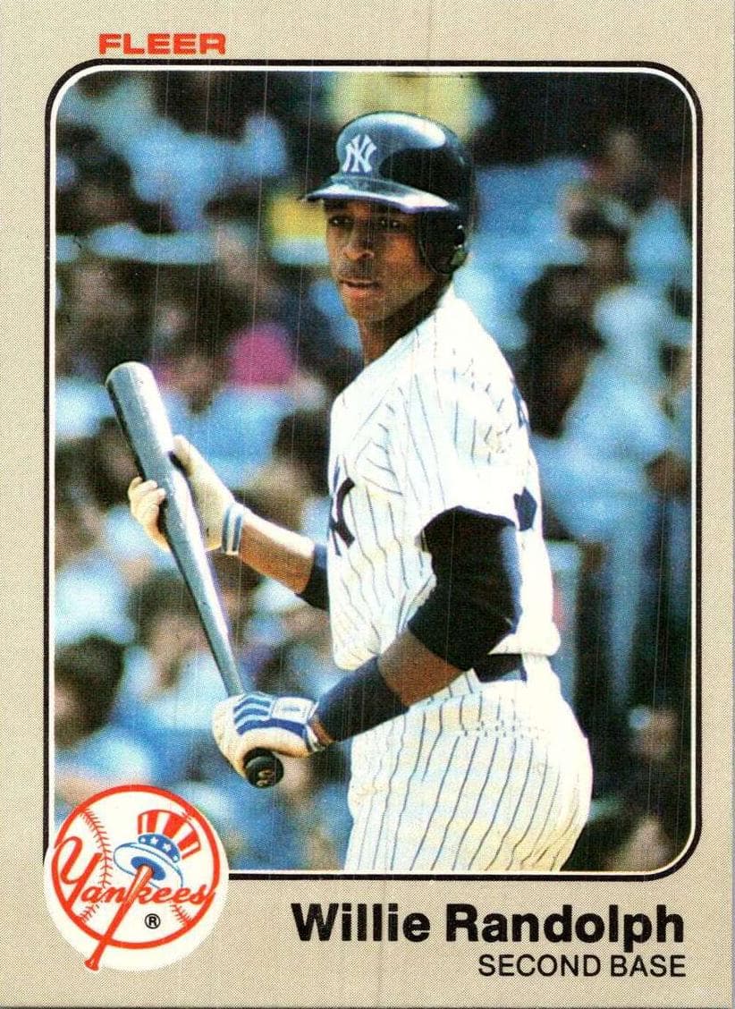Willie Randolph 1983 fleer Fleer
