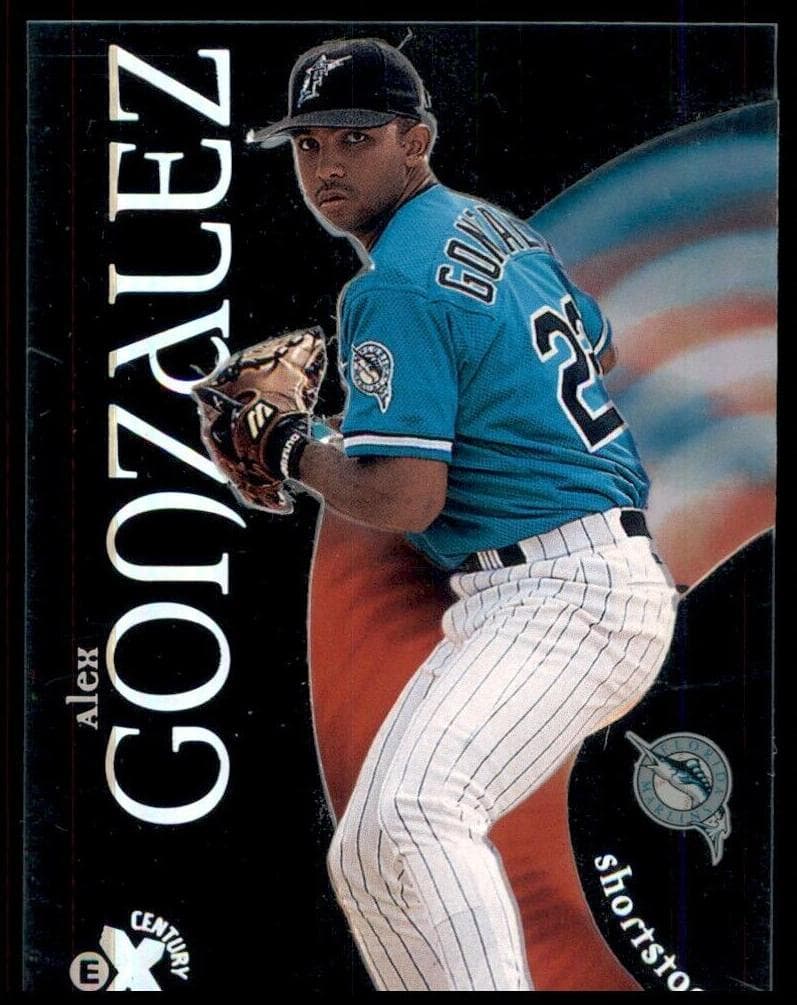 Alex Gonzalez 1999 fleer SkyBox E-X Century