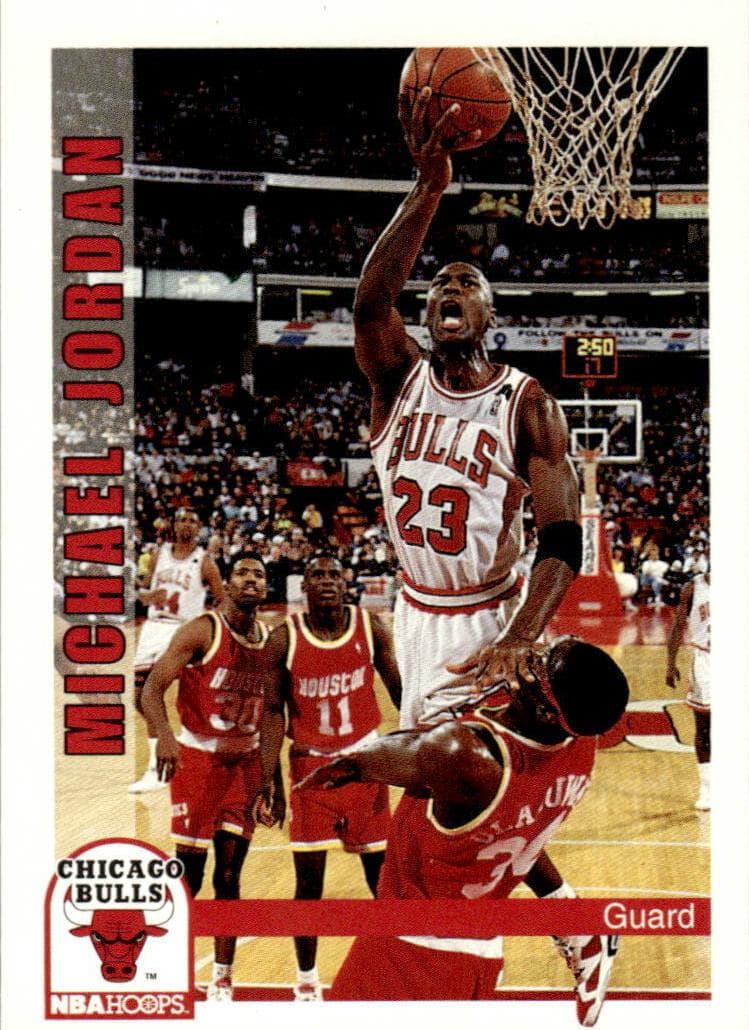 Michael Jordan 1992 panini Hoops