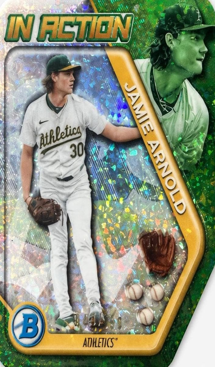 Jamie Arnold 2025 bowman Bowman Draft Chrome