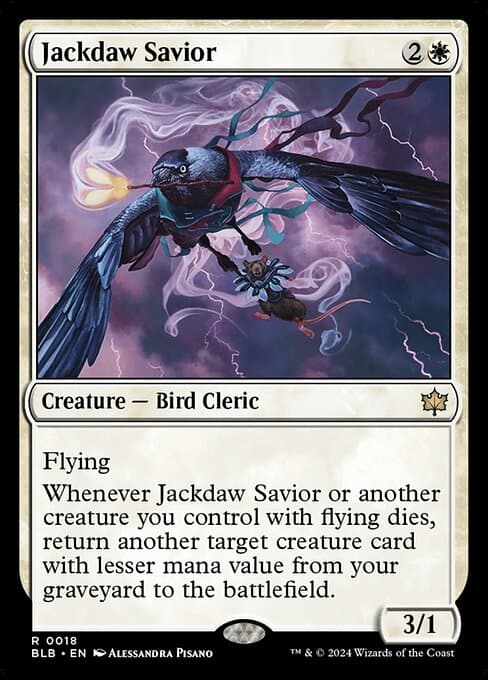 Jackdaw Savior 2024 Magic: The Gathering Bloomburrow