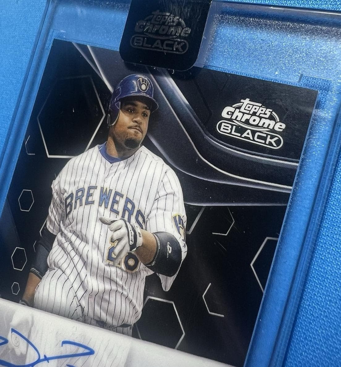 Prince Fielder 2023 topps Topps Chrome Black