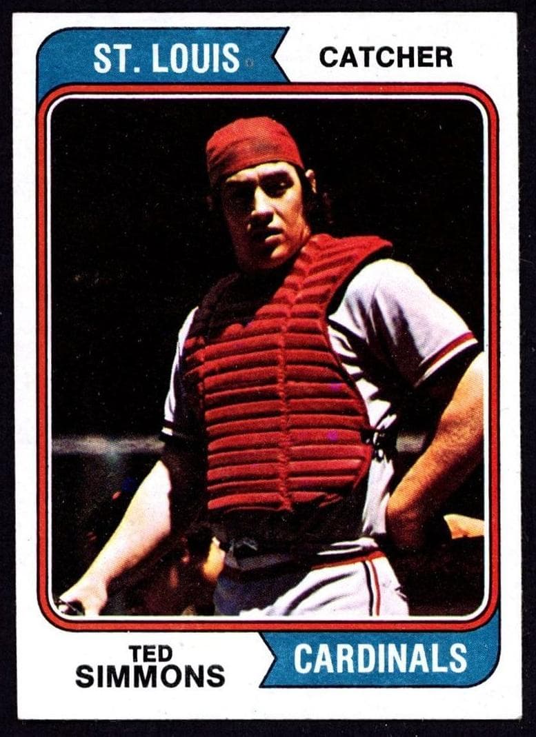 Ted Simmons 1974 topps Topps