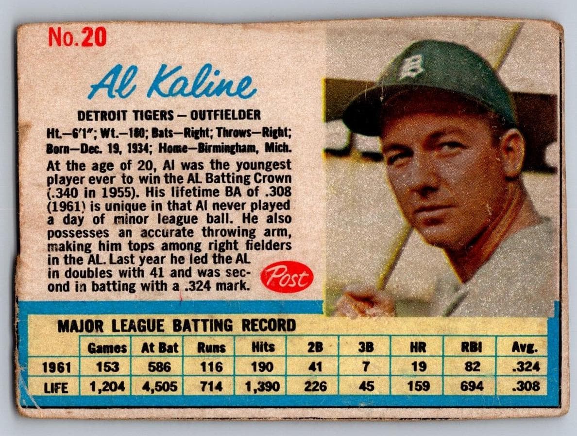 Al Kaline #20