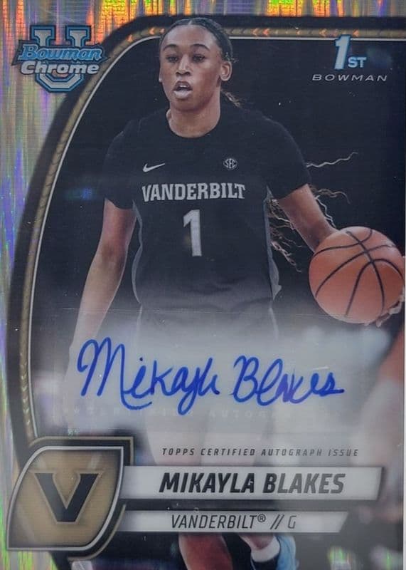 Mikayla Blakes trading card