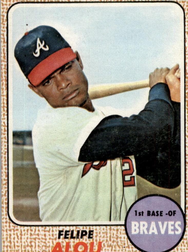 Felipe Alou 1968 topps Topps