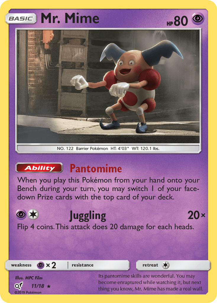 Mr. Mime 2019 Pokemon