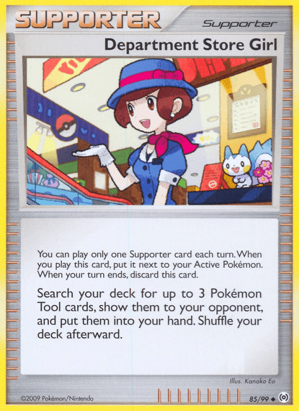 Department Store Girl 2009 Pokemon Arceus Reverse Holo