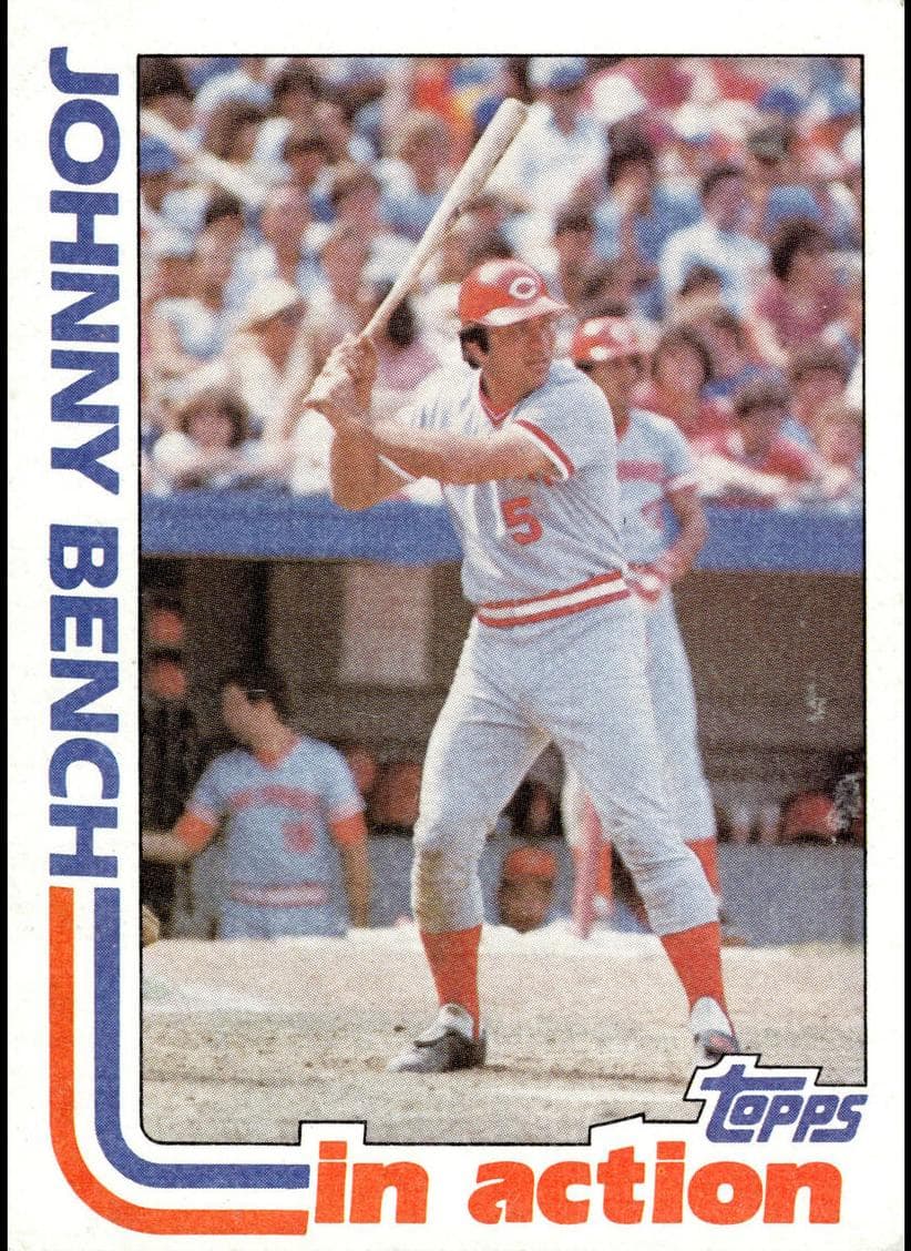 Johnny Bench 1982 topps Topps