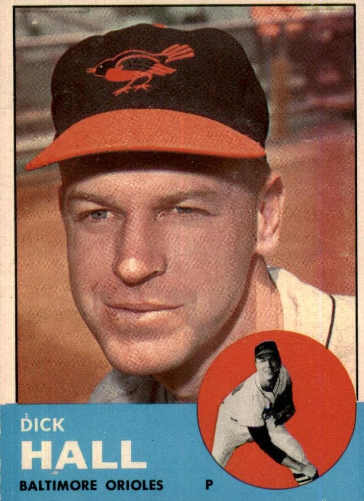 Dick Hall 1963 topps Topps
