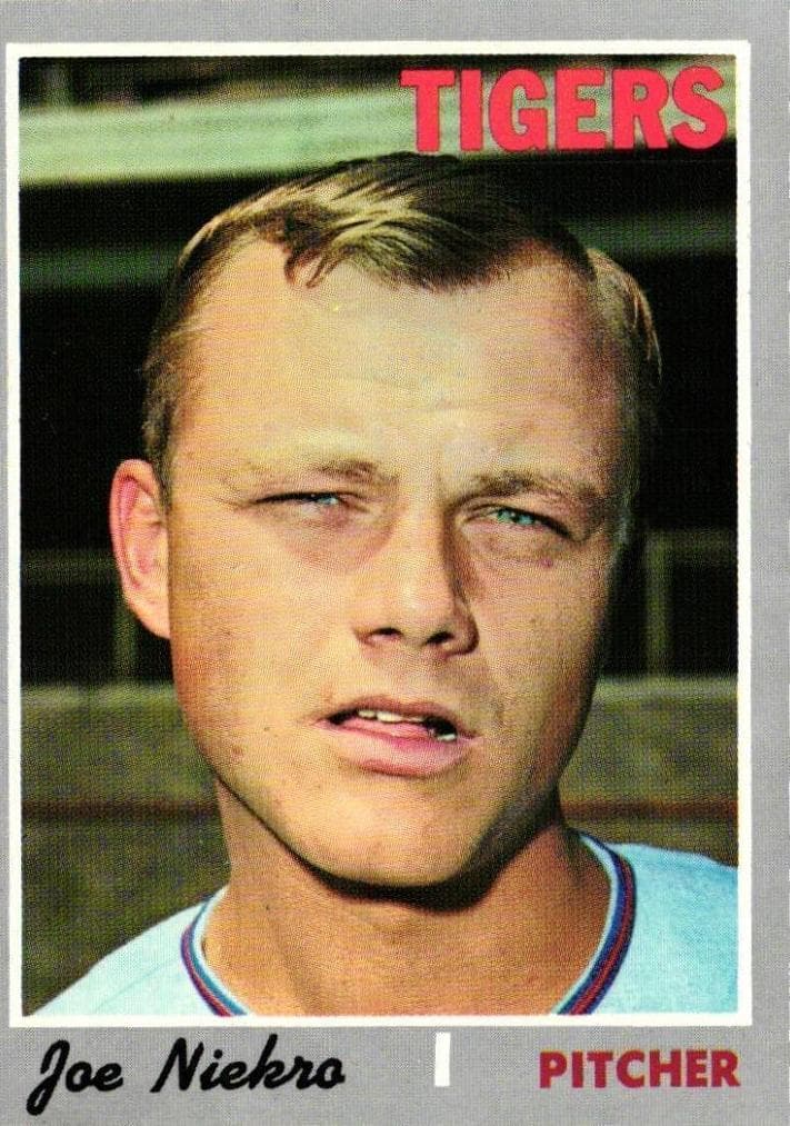 Joe Niekro 1970 topps Topps