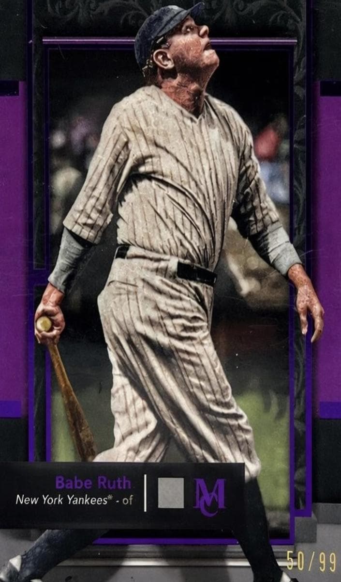 Babe Ruth 2024 topps Topps Museum Collection