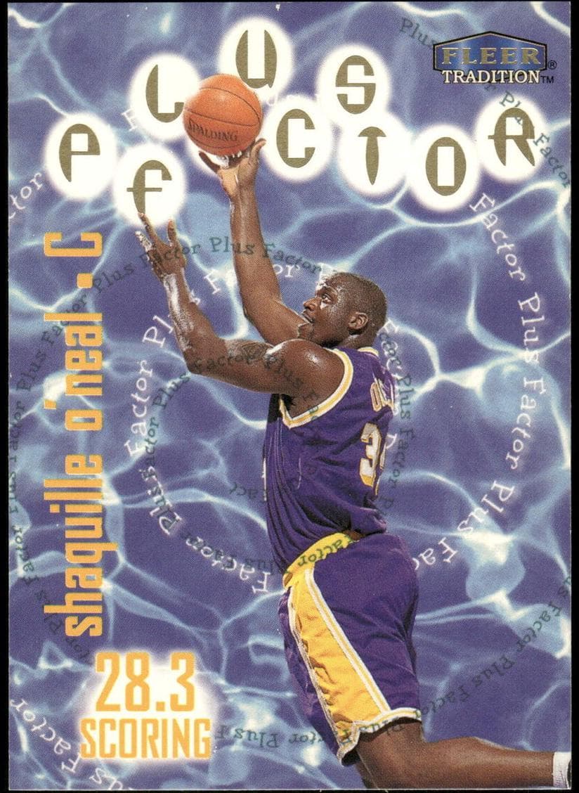 Shaquille O'Neal 1998 fleer Fleer Tradition