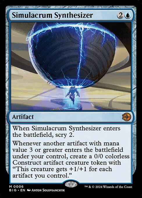 Simulacrum Synthesizer 2024 Magic: The Gathering The Big Score