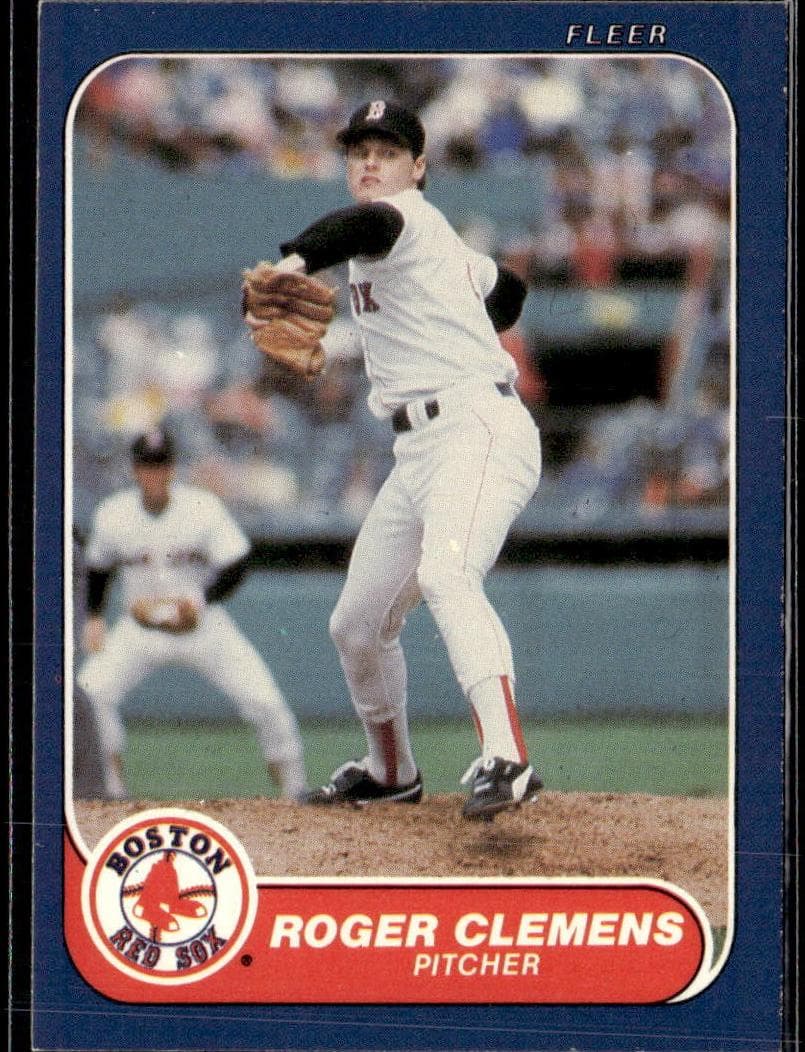 Roger Clemens 1986 fleer Fleer