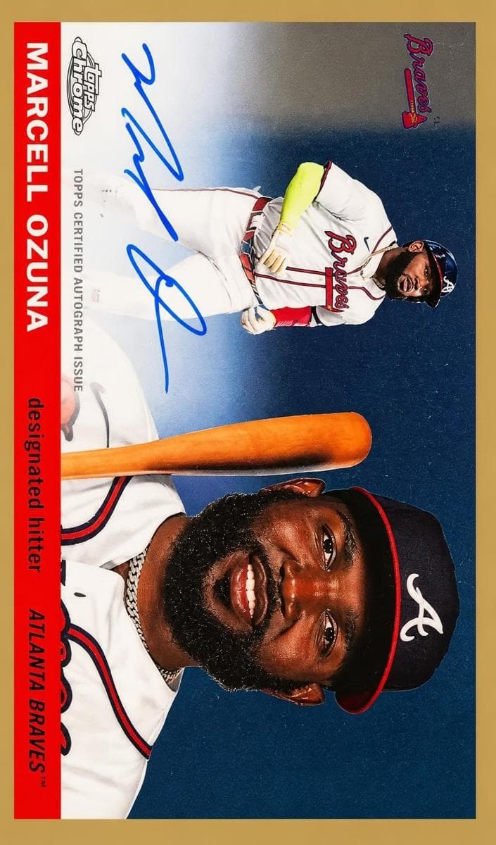 Marcell Ozuna 2025 topps Topps Chrome Platinum