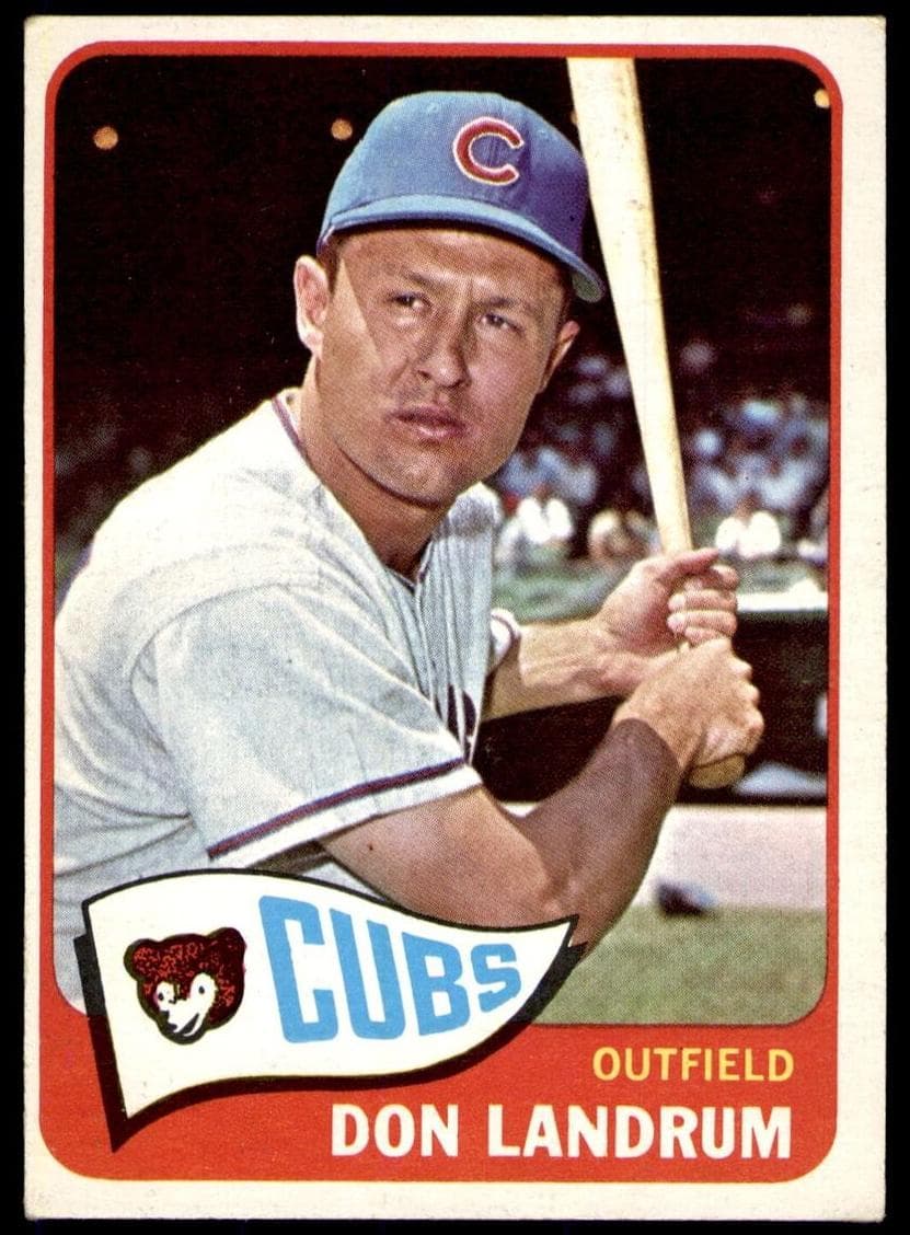 Don Landrum 1965 topps Topps