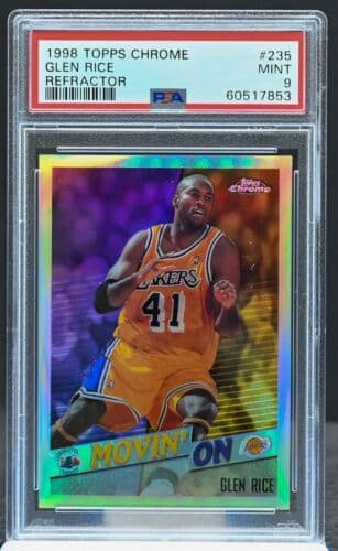 Glen Rice 1998 topps Topps Chrome