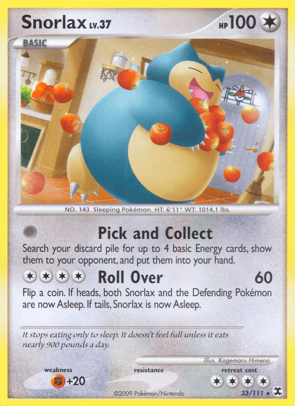 Snorlax 2009 Pokemon Rising Rivals