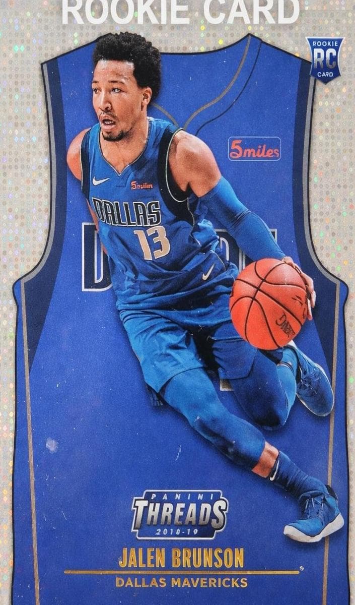 Jalen Brunson 2018 panini Threads