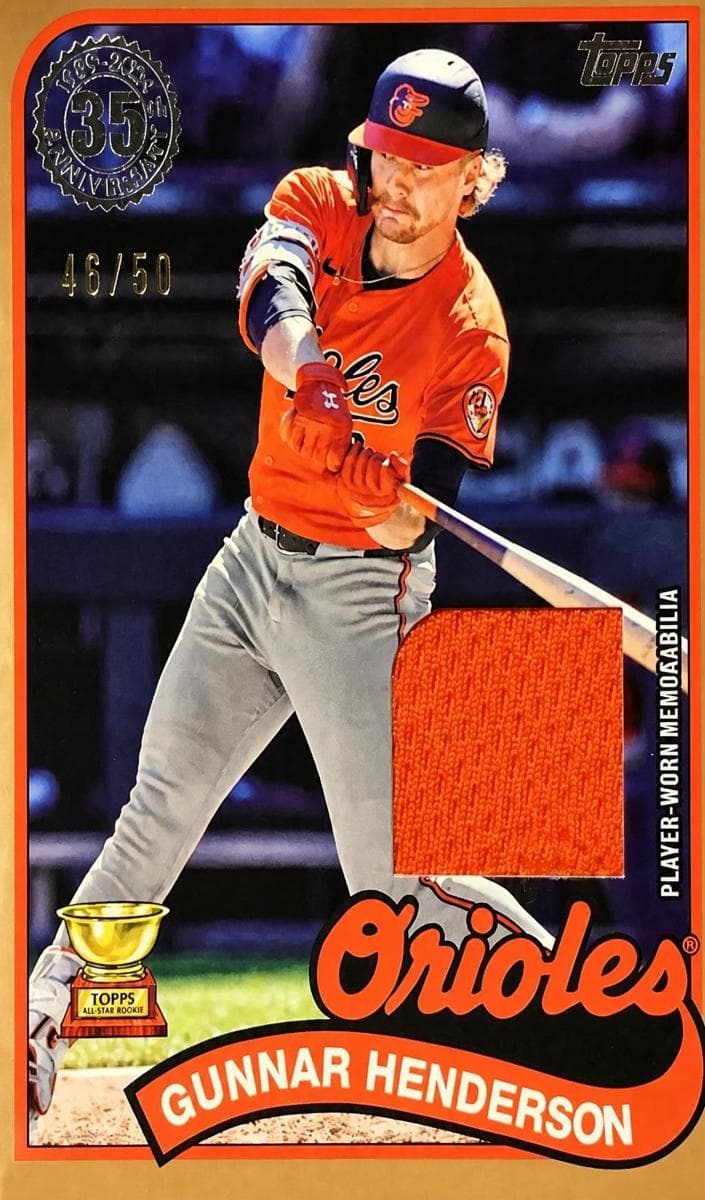 Gunnar Henderson 2024 topps Topps Update
