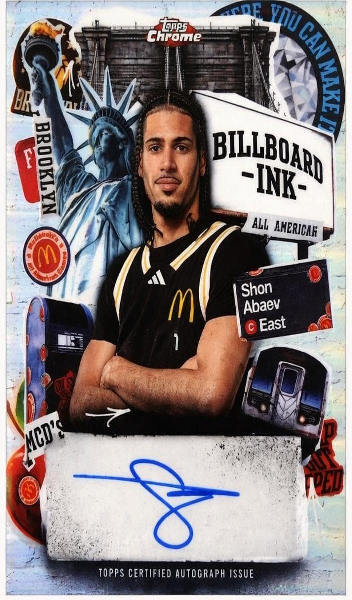 Shon Abaev 2025 topps