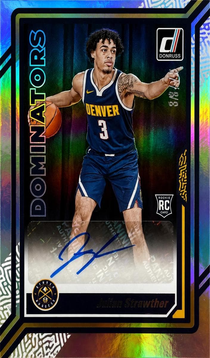 Julian Strawther 2023 panini Donruss