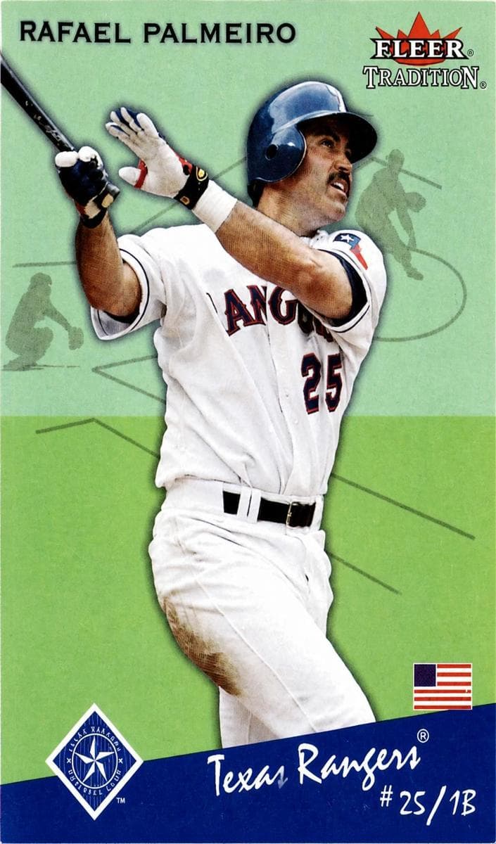 Rafael Palmeiro 2002 fleer Tradition