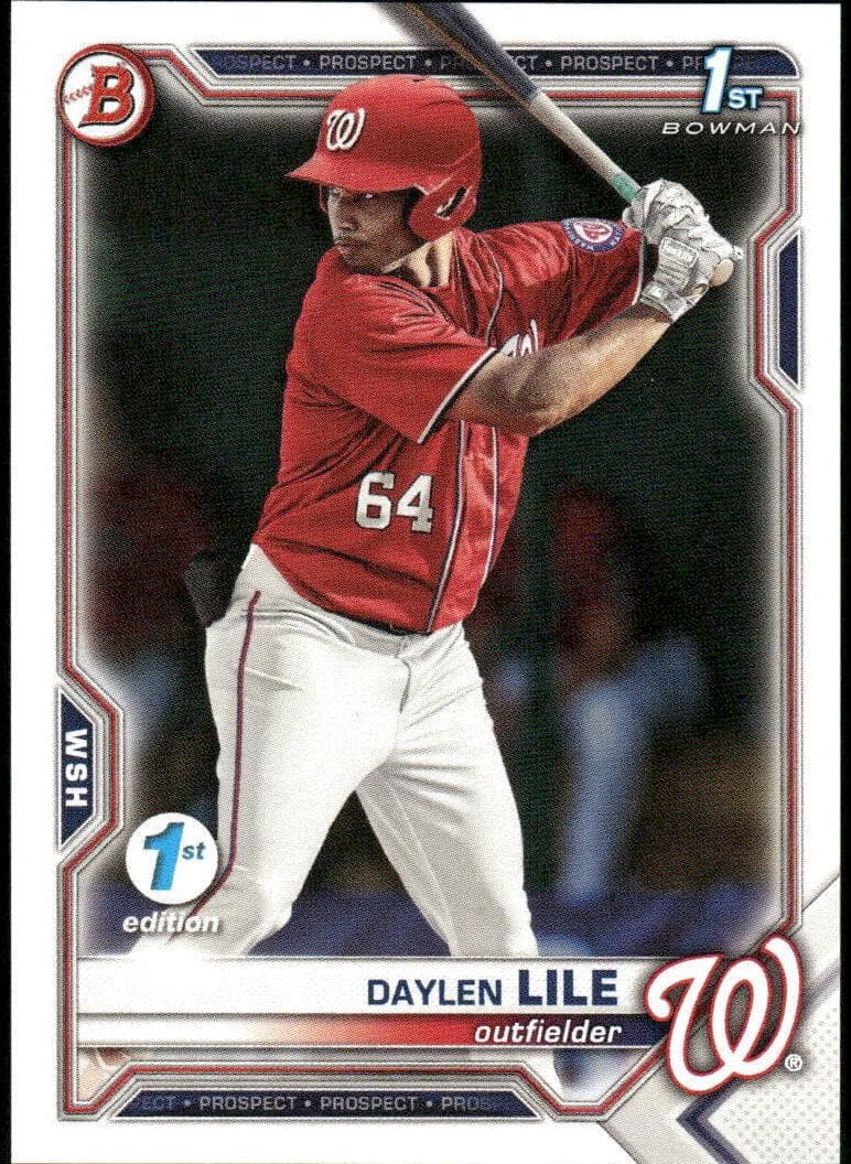 Daylen Lile 2021 bowman Bowman Draft