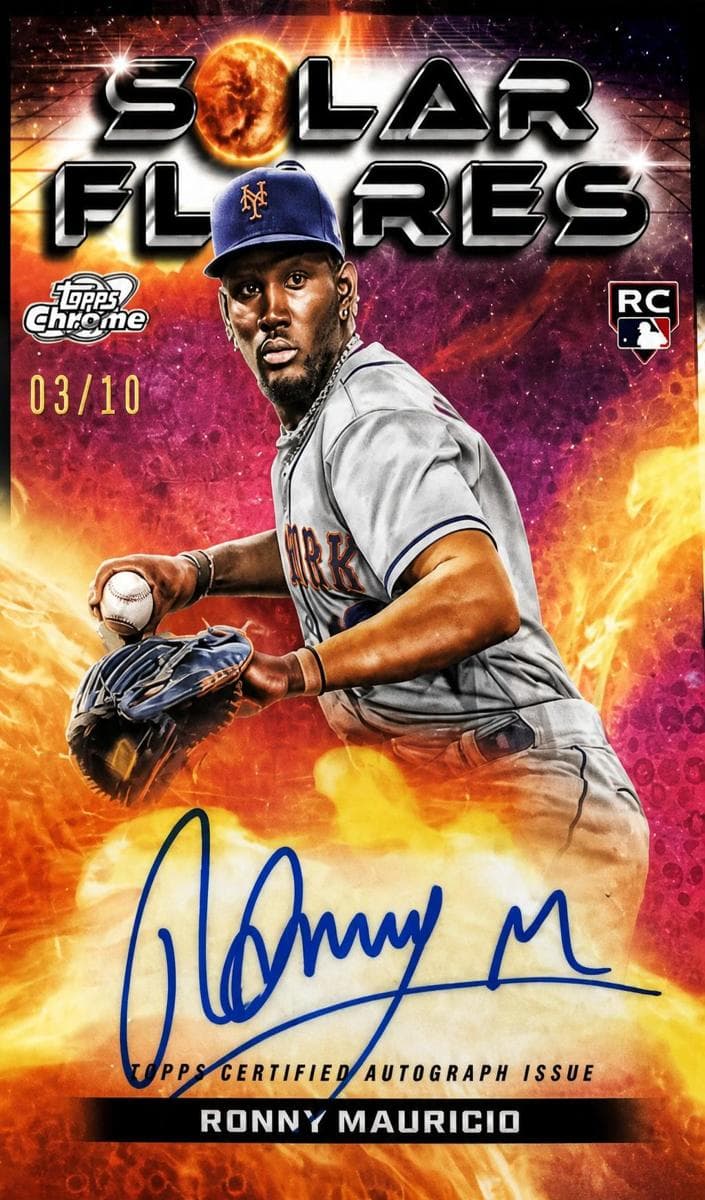 Ronny Mauricio 2024 topps Topps Cosmic Chrome