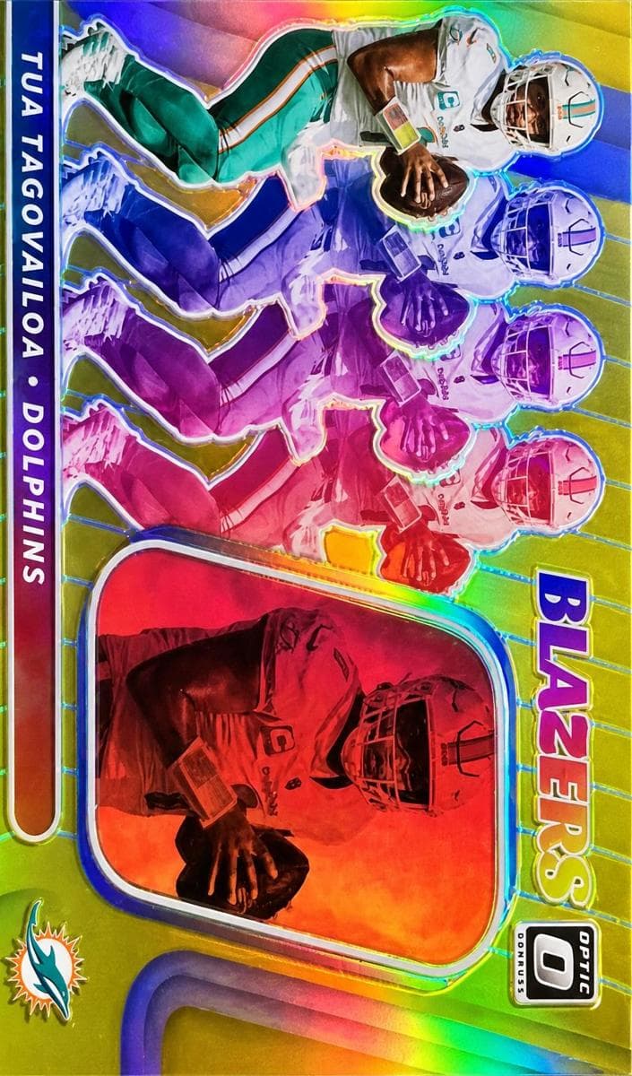 Tua Tagovailoa 2022 panini Donruss Optic