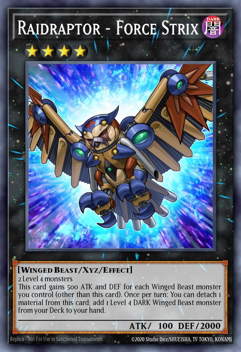 Raidraptor - Force Strix 2020 Yu-Gi-Oh! OTS Tournament Pack 14