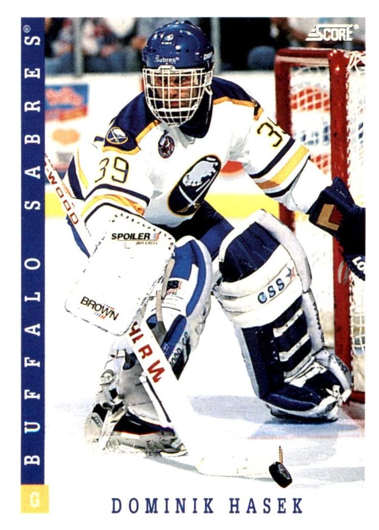 Dominik Hasek 1993 panini Score (US)