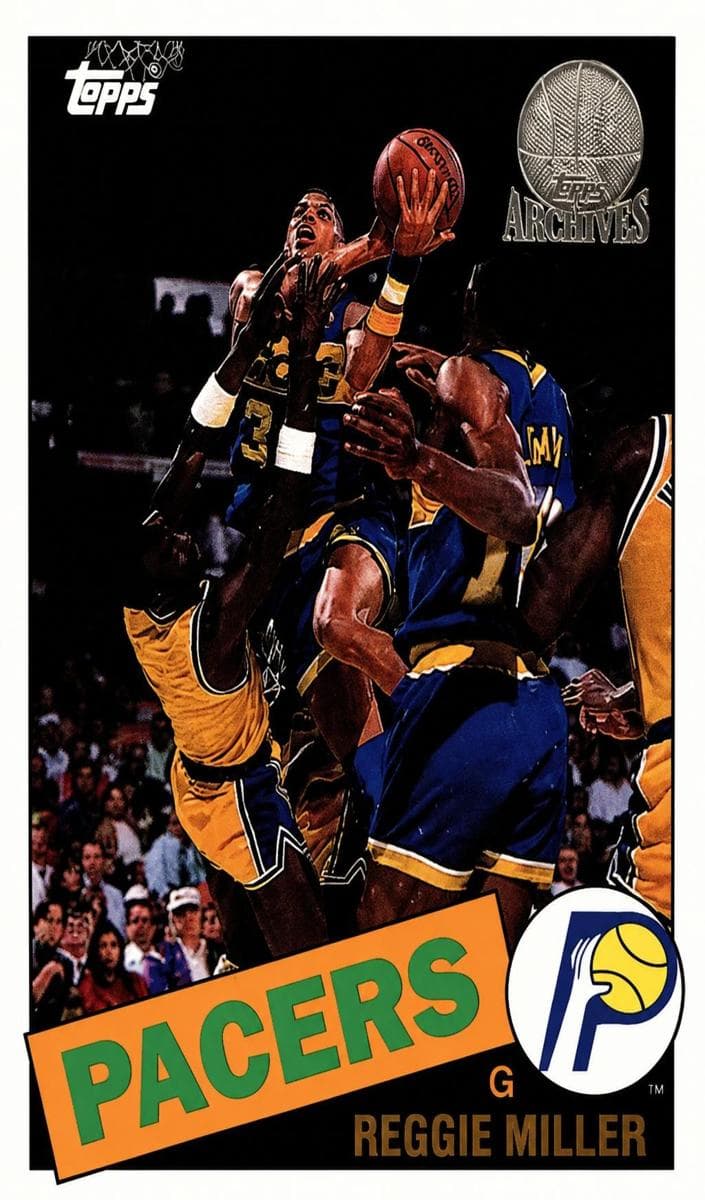 Reggie Miller 1992 topps Topps Archives