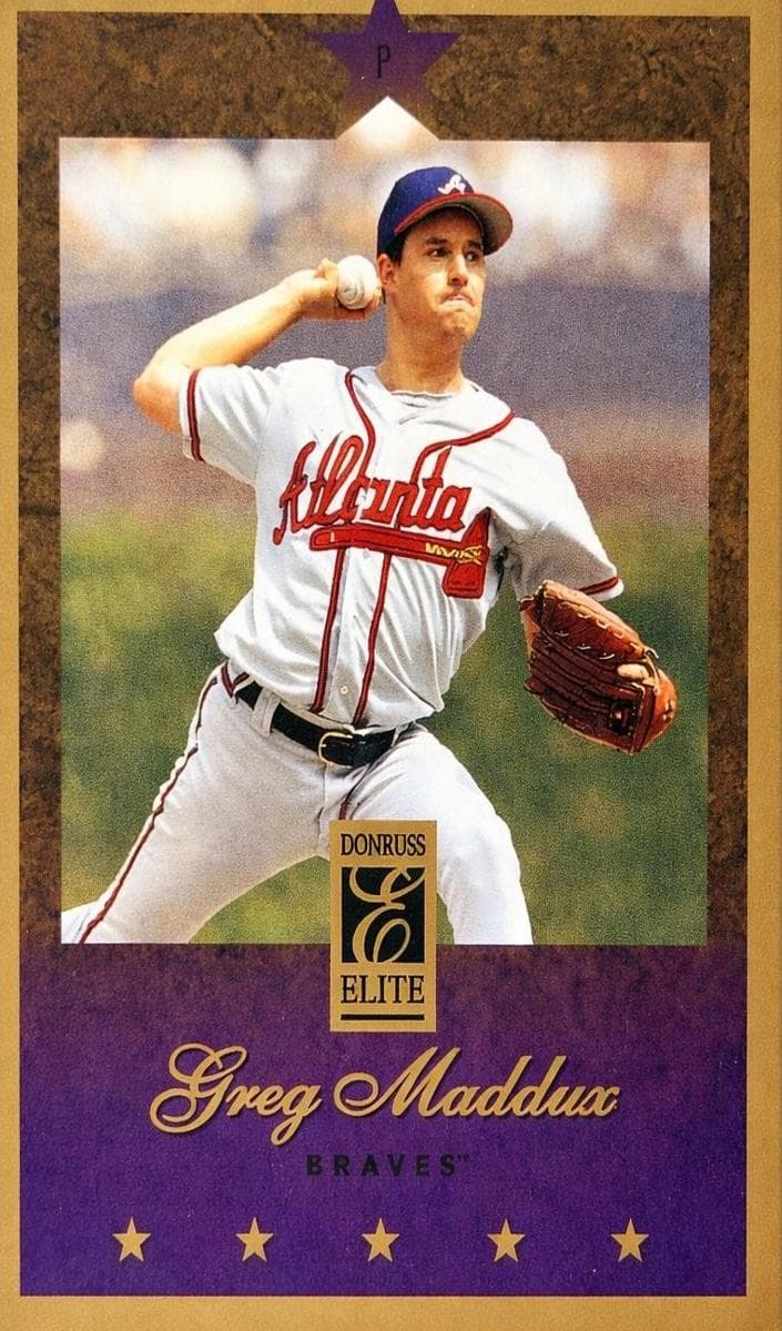 Greg Maddux 1997 panini Donruss Elite