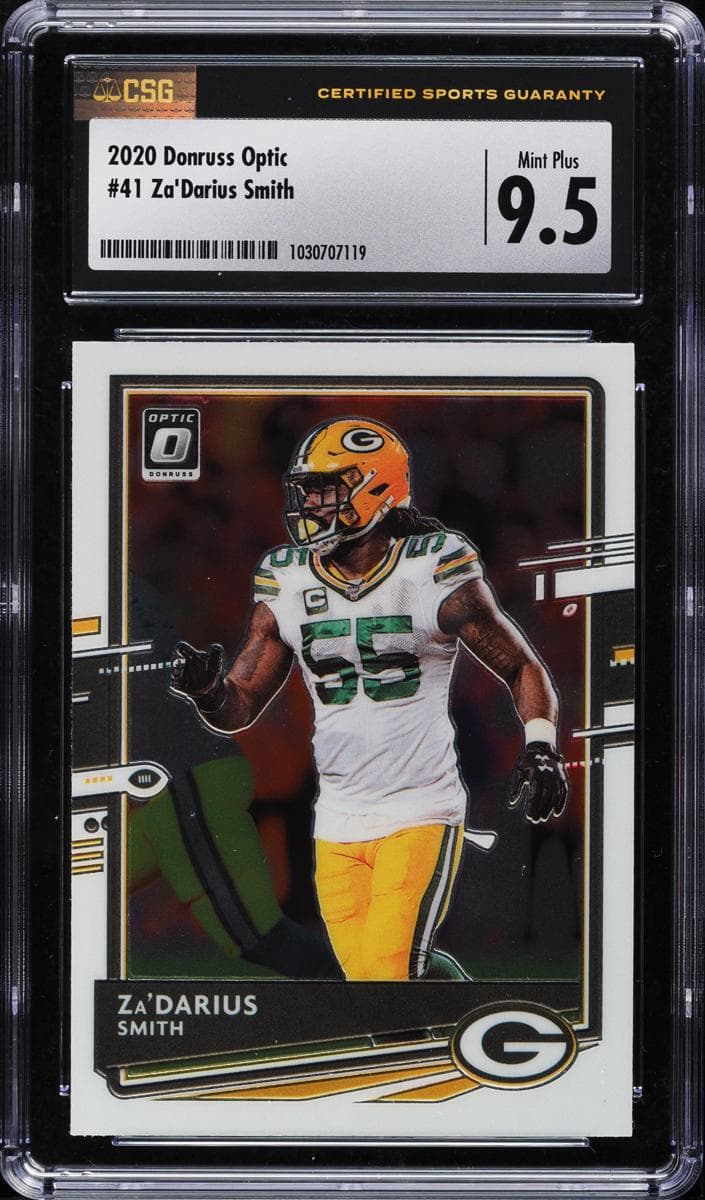 Za'Darius Smith 2020 panini Donruss Optic