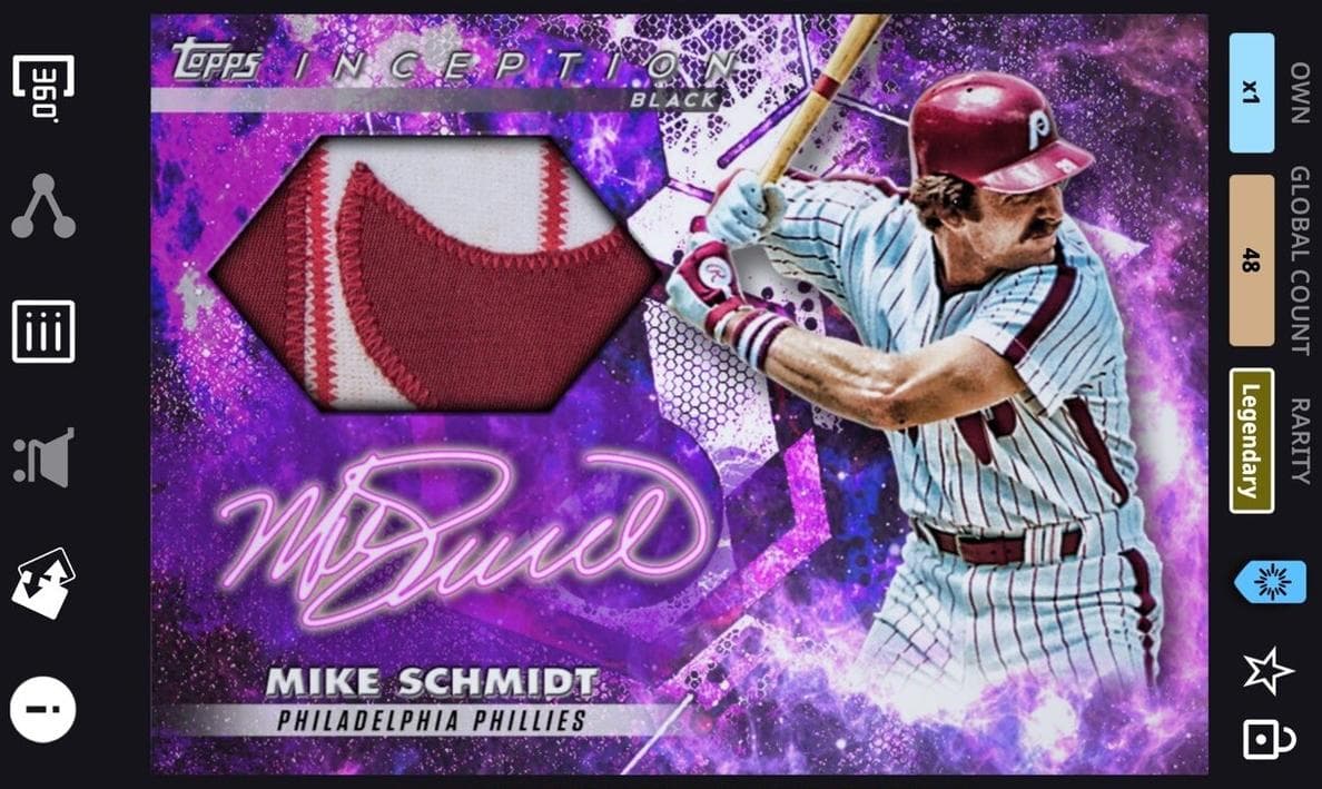 Mike Schmidt 2022 topps Topps Definitive Collection