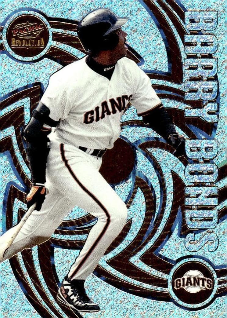 Barry Bonds 1998 panini Pacific Revolution