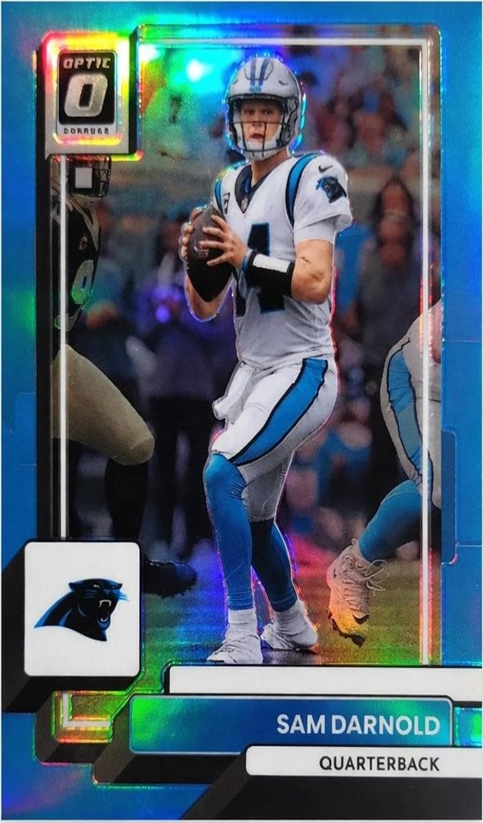 Sam Darnold 2022 panini Donruss Optic
