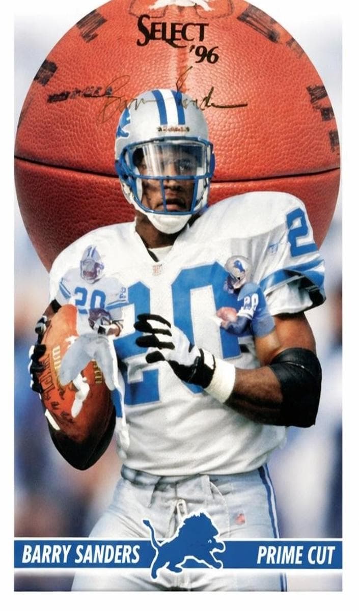 Barry Sanders 1996 panini