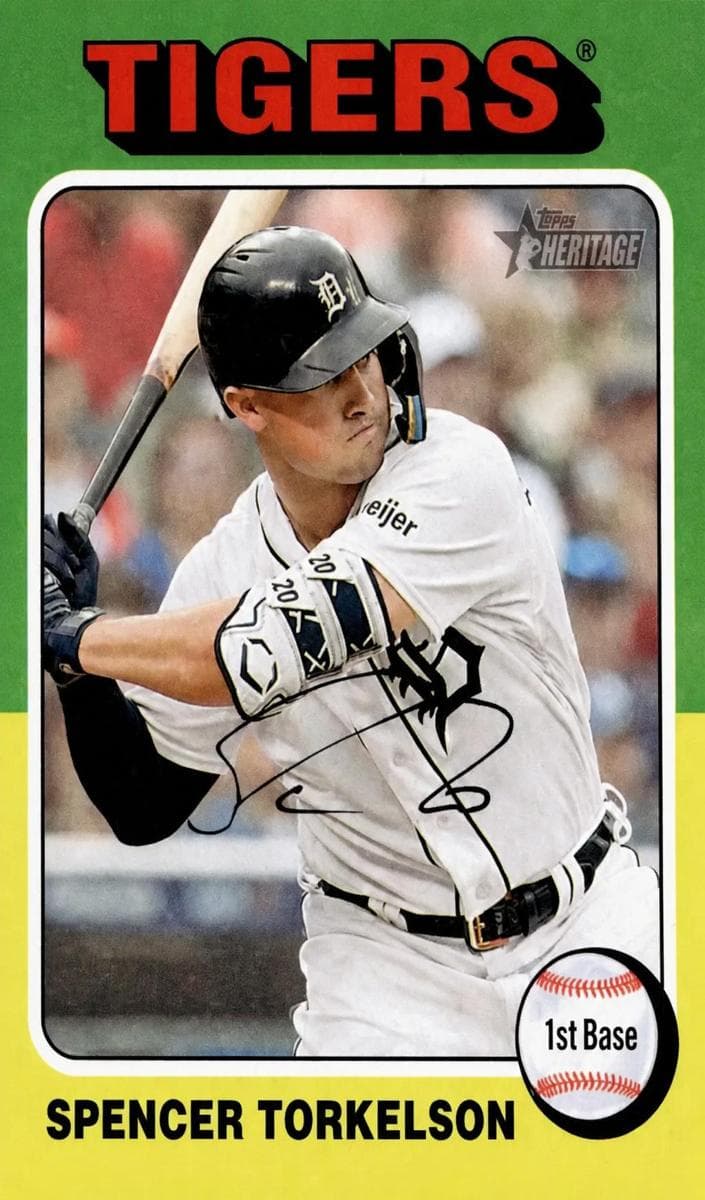 Spencer Torkelson 2024 topps Topps Heritage