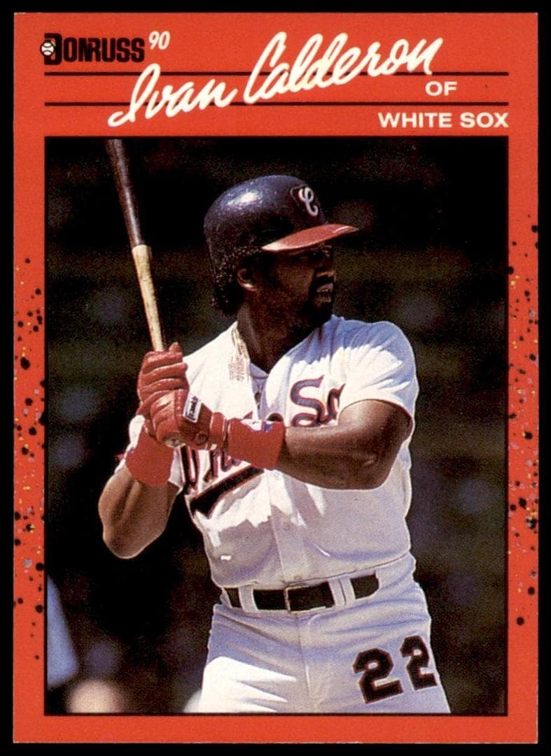 Ivan Calderon 1990 panini Donruss