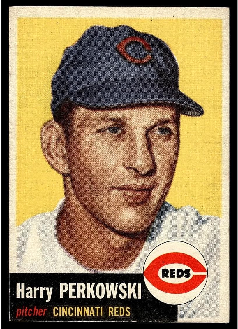 Harry Perkowski 1953 topps Topps