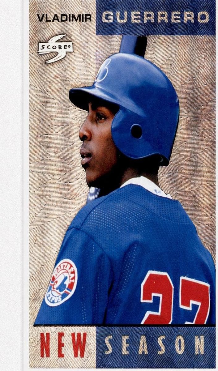 Vladimir Guerrero 1998 panini Score