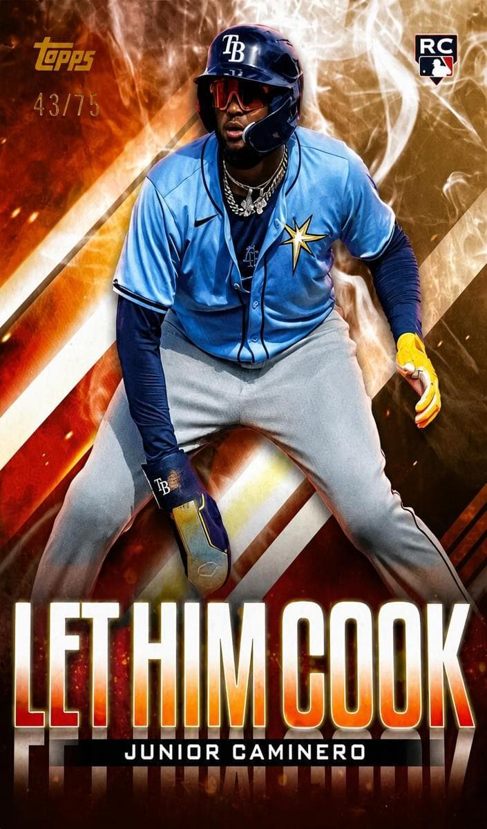 Junior Caminero 2024 topps Topps Update