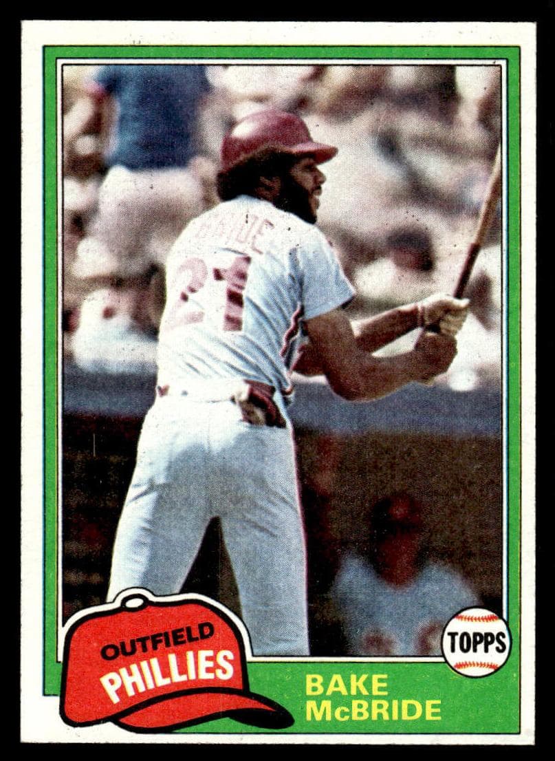 Bake McBride 1981 topps Topps