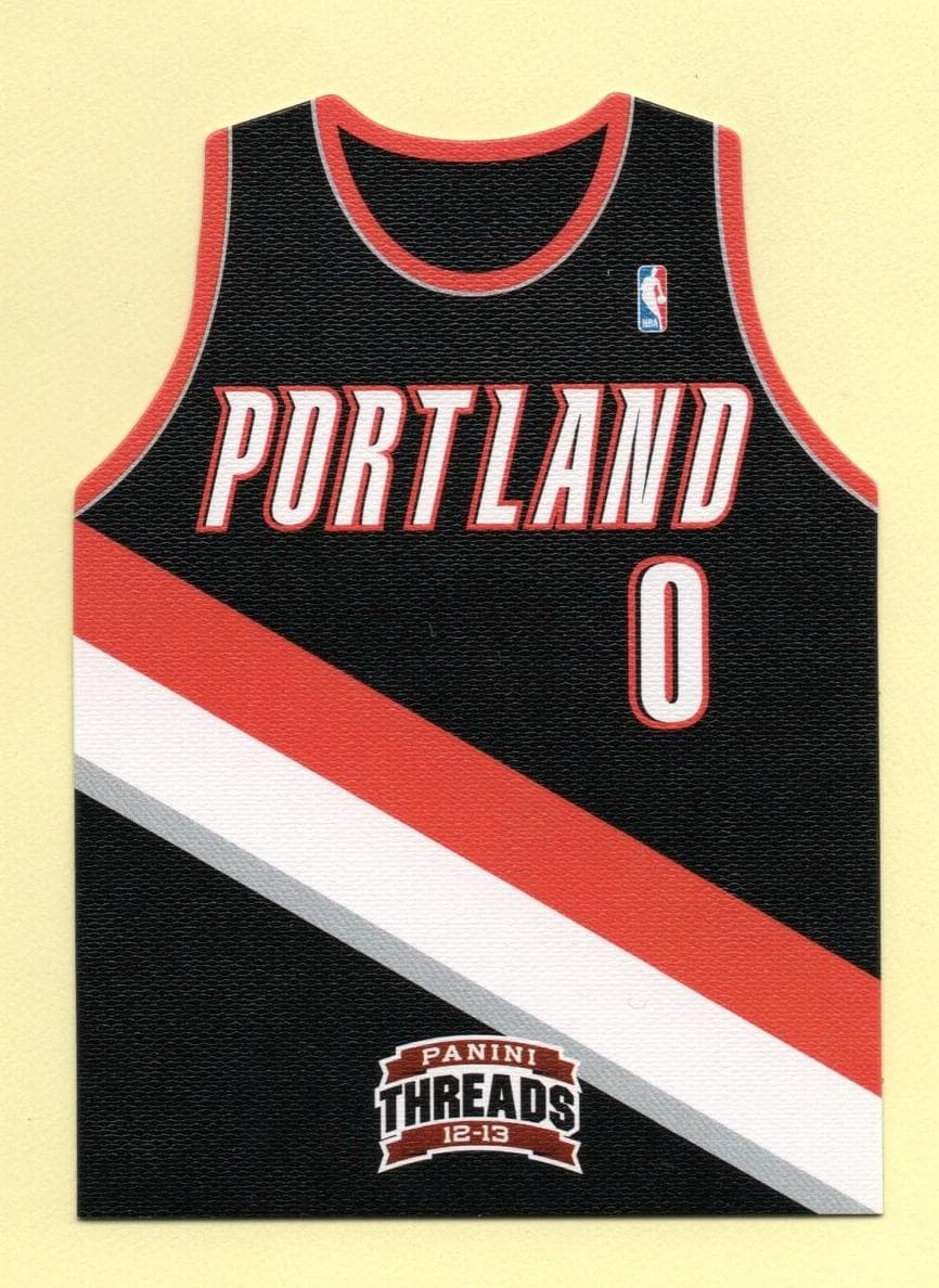 Damian Lillard 2012 panini Threads